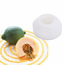 Molde de bolo de silicone de limão 3d para assar frutas mousse moldes de chocolate ferramentas de decoração do bolo molde de cozimento 2024 - compre barato