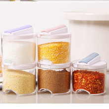 Creative 5pcs/set Spice Jar Pepper Shaker Box Herb & Spice Transparent Seasoning Cans Kitchen Rack Condiment Bottles 2024 - buy cheap