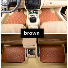 Car Floor Mats Universal for peugeot 5008 307 208 206 408 508 308 3008 301 2008 407 207 sw Car Leather floor mats carpet liner 2024 - buy cheap