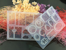 Molde de silicona translúcida, herramienta de fabricación de joyas, moldes de resina epoxi UV, artesanía decorativa, 1 ud. 2024 - compra barato