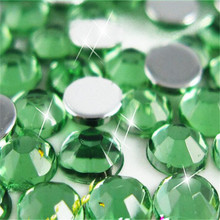 2-12MM DIY Bling verde Color estrás acrílico redondo Flatback acrílico piedras no pegamento para artesanía a mano decoración de artes 2024 - compra barato