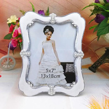 New 4inch/6inch/7inch Resin Pearl Photo Frame Desk Table Decor Picture Frame Wedding Family Photo Holder Creaive Ornaments 2024 - buy cheap