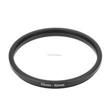 Anel de 55mm a 52mm, metal, adaptador de filtro de lente, acessório de ferramenta de câmera 2024 - compre barato