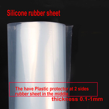 Folha de borracha de silicone para tablet, 0.1 0.2 0.3 0.4 0.5 0.6-3mm, espessura de borracha, filme filme filme 0.8*500mm 2024 - compre barato