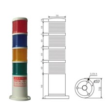 Luz de pila multicapa Industrial, torre de señal LED multicapa, alarma de advertencia para maquinaria, alarma de seguridad, barril de lámpara Base 2024 - compra barato