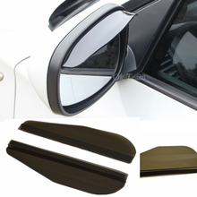 Universal 2pcs Car Rearview Mirror Rain Blades car back mirror eyebrow rain cover Rain Shield shade Water Guard Car Stickers 2024 - buy cheap