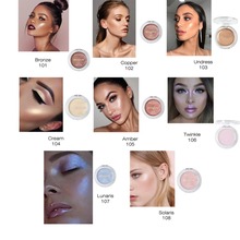 PHOERA Face Highlighter Powder Palette Shimmer Shine Contouring Makeup Highlight 8 Colors Bronzer Brighten Face Glow TSLM2 2024 - buy cheap