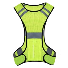 Safety Vest Small Pouch Security Jacket 200m/ 656.17ft Reflective High Visibility Waistcoat Uniforms Outdoor Sportswear New 1pcs 2024 - buy cheap