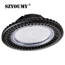 Szyoumy alta qualidade led alta baía ufo luz 200 w 250 300 preto circular lâmpada warmwhite branco para armazém supermercado 2024 - compre barato
