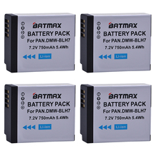 4 pacotes de baterias para panasonic refletores, gêleos, dmw blh7/blh7e e para câmera digital 2024 - compre barato