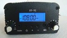 Transmissor de estação de rádio de transmissão fm estéreo pll de 76-108mhz com 1w/7w 2024 - compre barato
