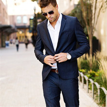 Casual Business Stylish Suits For Men 2Pieces(Jacket+Pant+Tie) Fashion Latest Design Trajes De Hombre Tuxedos Blazer 693 2024 - buy cheap