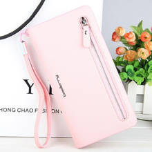 Women Zipper Long Coin Purses Money Bag Credit Card Holder High Quality Clutch Wallets Female Leather Phone Wallets 2024 - buy cheap