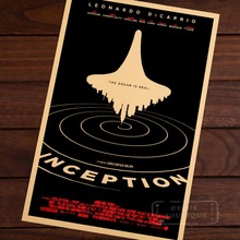 Inception Action Science Fiction Vintage Retro Poster Decorative DIY Wall Canvas Painting Sticker Posters Home Decor Gift 2024 - buy cheap