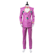 JoJo's Bizarre aventura: Golden Wind Giorno Giovanna Cosplay traje Rosa traje de Carnaval de Halloween 2024 - compra barato