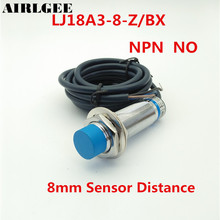 LJ18A3-8-Z/BX NPN NO 8mm Distância Detectar Abordagem Sensor de Proximidade Indutivo Mudar DC 6-36 V