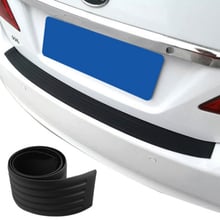 Car Rear Guard bumper rubber scuff trim For Skoda Octavia A2 A5 A7 Fabia Rapid Superb Yeti Roomste 2024 - buy cheap