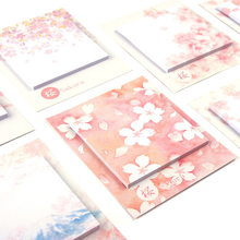 1 Pcs Kawaii Cherry Sakura Beautiful Flowers Self-Adhesive N Times Memo Pads Sticky Notes Bookmark School Office Stationery 2024 - buy cheap