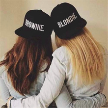 BLONDIE BROWNIE Embroidery Snapback Hats girlfriend Women Gifts For Her  Baseball Caps HipHop Adjustable Gorras Hip Hop Hats 2024 - buy cheap