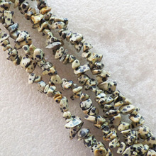 1 strand 5-8mm Natural Dalmation Stone FreeForm Chip loose beads 34 Inch (Min.order 10$ mix) 2024 - buy cheap