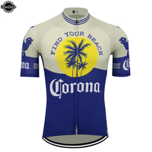 Corona beer cycling jersey  men short sleeve ropa ciclismo bike wear jersey triathlon cycling clothing maillot ciclismo MTB 2024 - buy cheap