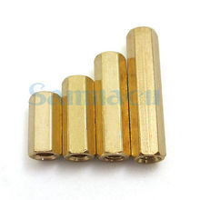 5pcs M5 8/10/12/15/20/25/30/35/40/45/50mm Female Hex Screw Brass PCB Standoffs Hexagonal Spacer fastener 2024 - buy cheap