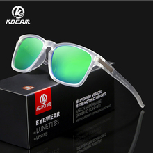 KDEAM-gafas de sol polarizadas a la moda para hombre, lentes reflectantes, cuadradas, para exteriores, UV400, con funda, KD9358 2024 - compra barato