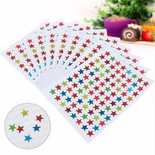 880PCS/10sheets Cute Star Shape Stickers For School Craft Teacher Reward Praise Wall Stickers Scrapbook For Kids Child 2024 - buy cheap