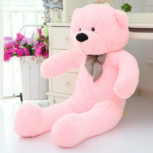 lovely pink huge plush teddy bear toy cute big eyes bow stuffed teddy bear doll gift about 160cm 2024 - buy cheap