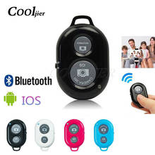 COOLJIER Shutter Release button controller adapter photograph control bluetooth remote button For selfie phone camera 2024 - buy cheap