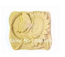 Butterfly on Sunflower  Craft Art Silicone Soap mold Craft Molds DIY Handmade soap molds 2024 - buy cheap