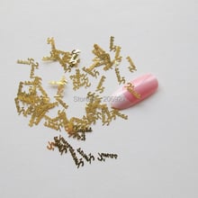 Ms76 adesivo metálico decorativo, adesivo dourado de natal para arte em unhas, autocolante, 100 peças 2024 - compre barato