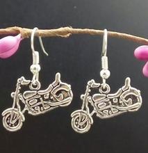 Wholesale 20 Pair Vintage Motorcycle Charm Dangle Earrings For womens Gifts Fashion Jewelry Fast Shipping 2024 - buy cheap