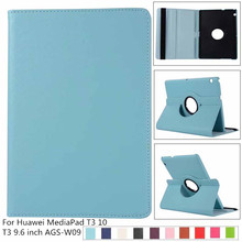 360 Rotating PU leather Cover Case For Huawei MediaPad T3 10 8.0 T10S M5 lite 8 M6 10.8 8.4 T8 T5 10 matepad 10.4 Tablet Case 2024 - buy cheap