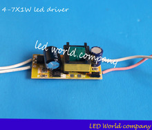 4W 5W 6W 7W LED Driver 4-7X1W 85-265V for led buld lamp high power E27 E14 GU10 Lighting Transformers 300ma Constant Current 2024 - buy cheap