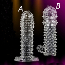 candiway vibrator Penis spike Sleeve Reusable Sex Toys Condoms cock Extender dildo Cover Erection Delay Adult Products for men 2024 - buy cheap