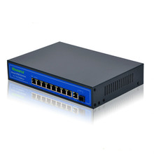 8-port POE switch with built-in SFP optical port POE power switch network switch poe 2024 - buy cheap