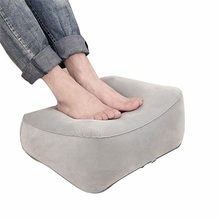 Soft Footrest Pillow PVC Inflatable Foot Rest Pillows Cushion Air Porable Travel Office Home Car Leg Up Relaxing Feet Tools 2024 - buy cheap