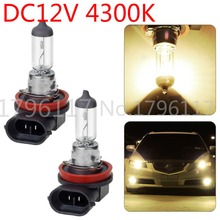 1Pcs DC 12V H11 55W 4300K Yellow Car Headlight Bulb Fog Lamp Bulb Clear Automobile Head Light bulb Auto Light Source 2024 - buy cheap