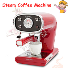 Máquina de café a vapor de alta pressão, semiautomática, máquina de café italiano, 15bar, vintage, cafeteira 2024 - compre barato