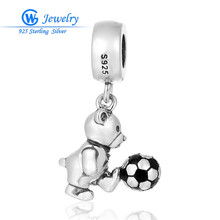 Sterling Silver Pendant Charms Animal & Football Charm Pulseira De Prata DIY Jewelry Making 925 Brand Gw Jewellery S459H20 2024 - buy cheap