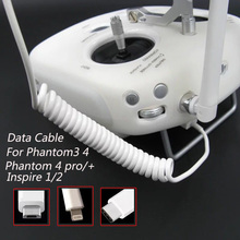 Cabo de mola de dados portátil tipo c, android ios, para dji phantom 3/4 pro + inspire 12, adequado para iphone, ipad, celulares android 2024 - compre barato