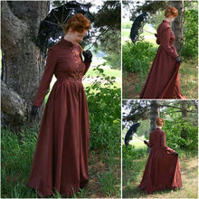 Vestido de baile 1860s estilo vitoriano, gótico, guerra civil, austrália, bela, vestido, halloween, 4-16 v-1233 2024 - compre barato