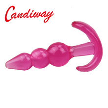 Pink tiny first try anal use sexy nightlife anchor 3 balls backyard Stimulating Butt Plug Anal plug Mini Toys unsex men women H 2024 - buy cheap