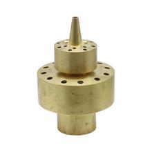 1 Pc 1 Inch Brass Double-layer Style Fireworks Jet Water Column   Fountain Nozzles Garden landscape Pond Sprinklers 2024 - buy cheap