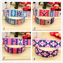 7/8'' Free shipping aztec tribal printed grosgrain ribbon hairbow headwear party decoration diy wholesale OEM 22mm D186 2024 - buy cheap