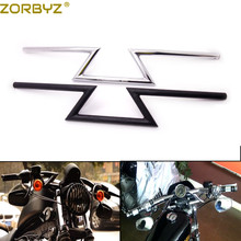 ZORBYZ 1 "25mm de Metal para motocicleta negro/cromo arrastrar manillar Z bares para Honda Yamaha Suzuki Kawasaki Harley Triumph 2024 - compra barato