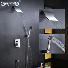 GAPPO-grifo de ducha de baño, mezclador de ducha en cascada, cabezal de ducha de baño en pared, grifo mezclador 2024 - compra barato