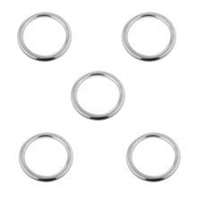 5x Polish 304 Stainless Steel O Ring Vessel Boat Ship Fastener 4*35mm for Luggage Bags Saddles Hammock Yoga Hanging Ring 2024 - buy cheap