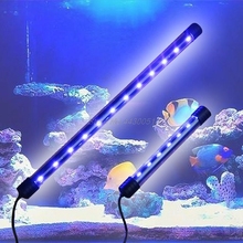 17-37CM Aquarium Fish Tank LED Light Submersible Waterproof Bar Strip Lamp EU Plug Dropshipping 2024 - buy cheap